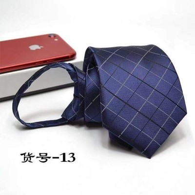 Picture of High Quality Readymade Zipper Multicolor Neck Tie For Men (1p) (Design-13,Int: One size)