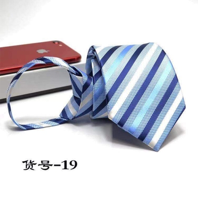 Picture of High Quality Readymade Zipper Multicolor Neck Tie For Men (1p) (Design-19,Int: One size)
