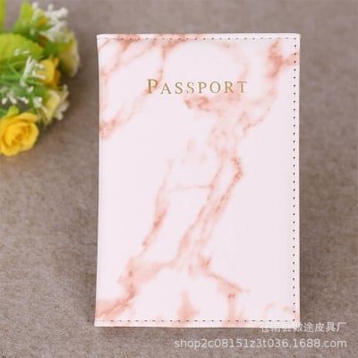 Picture of Passport’s Multicolor Protective Passport Cover – Travel Passport Holder (1 Pc) (White Red)