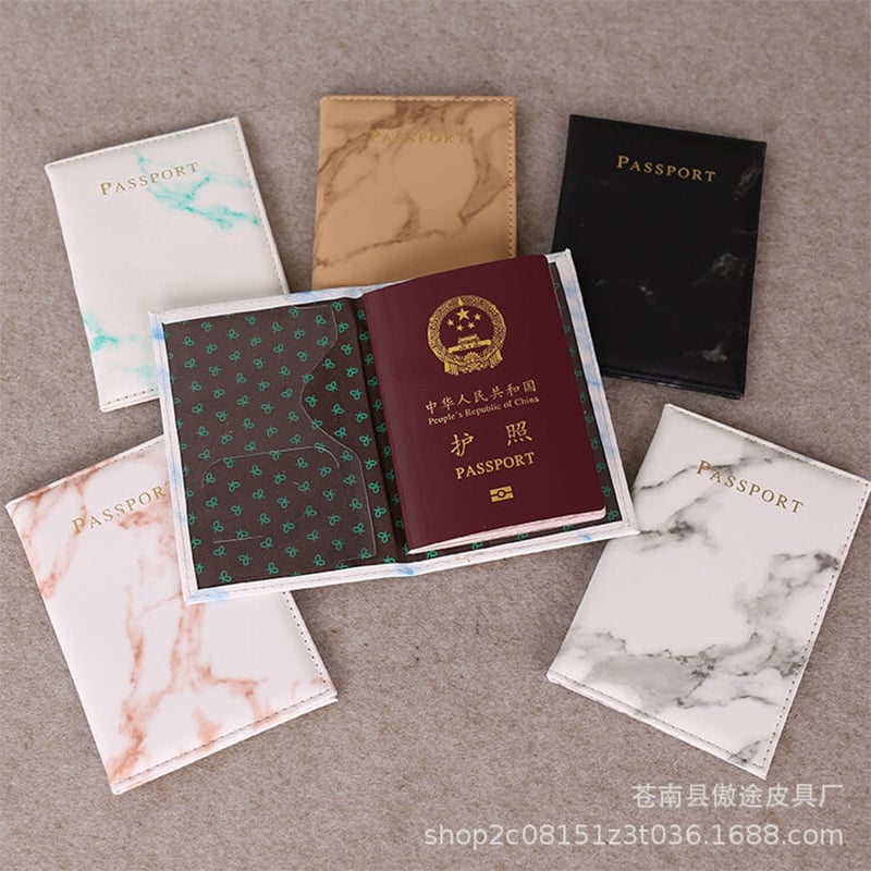 Picture of Passport’s Multicolor Protective Passport Cover – Travel Passport Holder (1 Pc) (White Red)