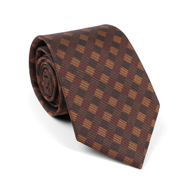 Picture of Glamourous Stuff Premium Men's Business & Casual Tie with Gift Box - Wavy/Striped/Geometric Patterns (8E046,Int: One size)