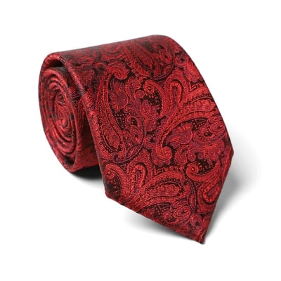 Picture of Glamourous Stuff Premium Men's Business & Casual Tie with Gift Box - Wavy/Striped/Geometric Patterns (8E044,Int: One size)