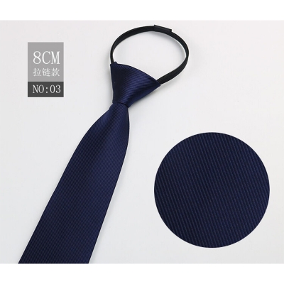 Picture of Readymade Zipper Multicolor Formal Tie for Men – Easy Wear Neck Tie (47 x 7 cm, 1 Pc) (NO-03,Int: One size)