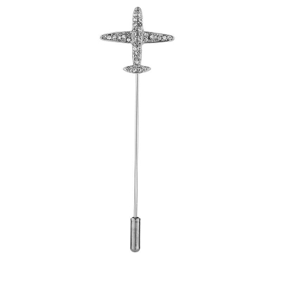 Picture of Mini Aircraft Suit Lapel Pin (Silver)
