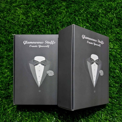 Picture of Men's Fashion British Style Casual Grid Cotton Bow Tie 2p Set Suit Fashion Accessories (MG-036,Int: One size)