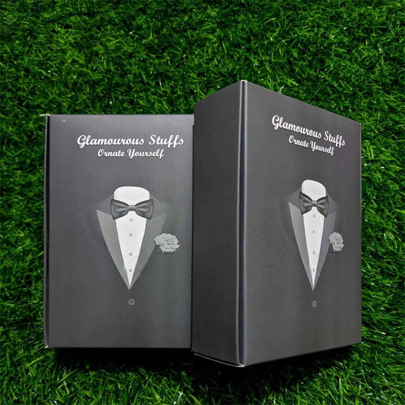Picture of Men's Fashion British Style Casual Grid Cotton Bow Tie 2p Set Suit Fashion Accessories (MG-017,Int: One size)