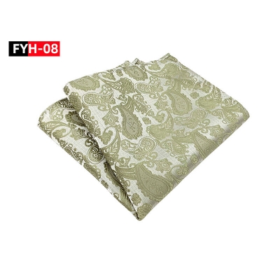 Picture of Men's Luxury Polyester Yarn Handkerchief Paisley Suit Pocket Square 25*25cm (1 PS) (FYH-08,Int: One size)