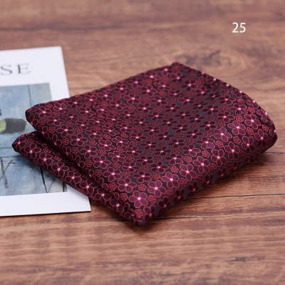 Picture of Men's Luxury Polyester Yarn Handkerchief Paisley Suit Pocket Square 25*25cm (1 PS) (Small Flower Maroon,Int: One size)