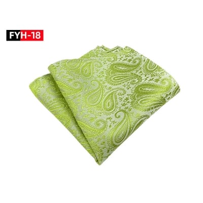 Picture of Men's Luxury Polyester Yarn Handkerchief Paisley Suit Pocket Square 25*25cm (1 PS) (FYH-18,Int: One size)