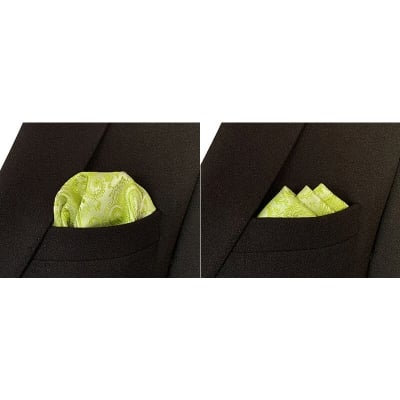 Picture of Men's Luxury Polyester Yarn Handkerchief Paisley Suit Pocket Square 25*25cm (1 PS) (FYH-18,Int: One size)