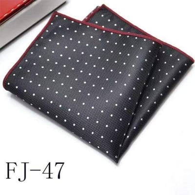 Picture of Men's Luxury Polyester Yarn Handkerchief Paisley Suit Pocket Square 25*25cm (1 PS) (FJ-47,Int: One size)