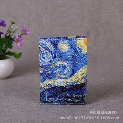 Picture of Passport's Multi Color Protective Passport Cover (Starry Night)