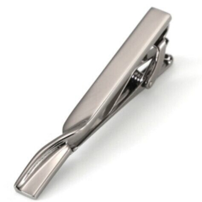 Picture of Golden & Silver Metal Formal Chain Tie Clip For Men (1PS) (Twisted Black)