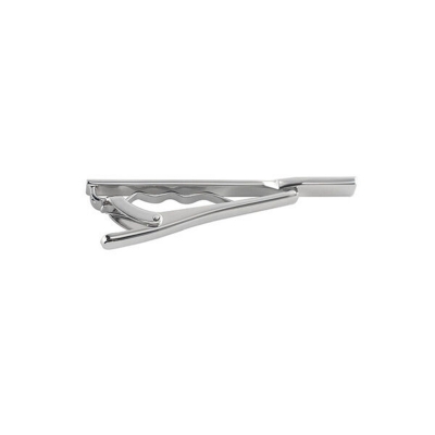 Picture of Golden & Silver Metal Formal Chain Tie Clip For Men (1PS) (Twisted Black)
