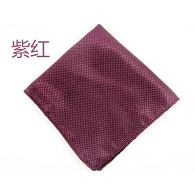 Picture of Light Pattern Solid Color Pocket Square – 23x23cm Men’s Suit Pocket Scarf (1Pc) (Coffee,Int: One size)