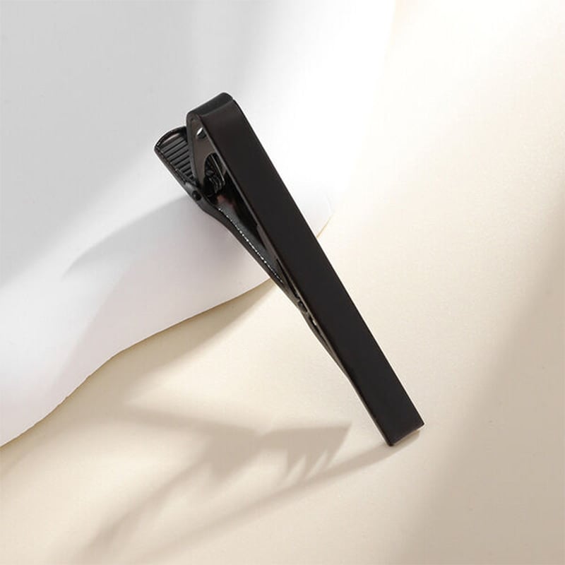 Picture of Plain Design Metal Formal & Casual Tie Clip For Men (1Ps) (Black)