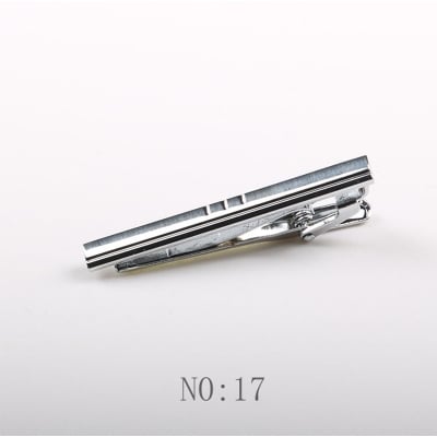 Picture of Elegant Men's Business Formal Silver Metal Tie Clip 5cm - Fashion Accessory (NO-17,Int: One size)