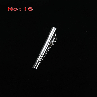 Picture of Elegant Men's Business Formal Silver Metal Tie Clip 5cm - Fashion Accessory (NO-18,Int: One size)