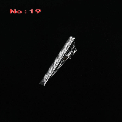 Picture of Elegant Men's Business Formal Silver Metal Tie Clip 5cm - Fashion Accessory (NO-19,Int: One size)