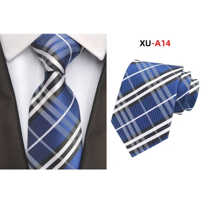Picture of Burb*rry Check Pattern Neck Tie For Men (1 PS) With Box (XU-A14,Int: One size)