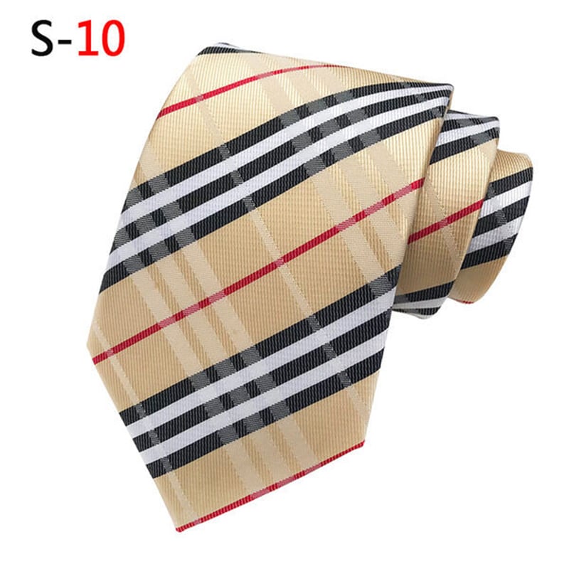 Picture of Burb*rry Check Pattern Neck Tie For Men (1 PS) With Box (XU-A19,Int: One size)