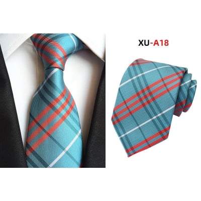 Picture of Burb*rry Check Pattern Neck Tie For Men (1 PS) With Box (XU-A18,Int: One size)