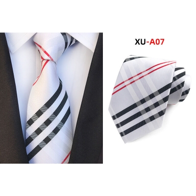 Picture of Burb*rry Check Pattern Neck Tie For Men (1 PS) With Box (XU-A07,Int: One size)