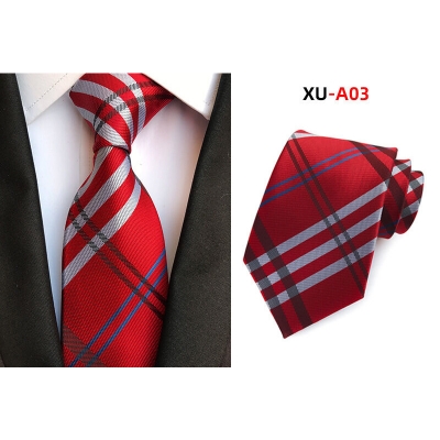 Picture of Burb*rry Check Pattern Neck Tie For Men (1 PS) With Box (XU-A03,Int: One size)