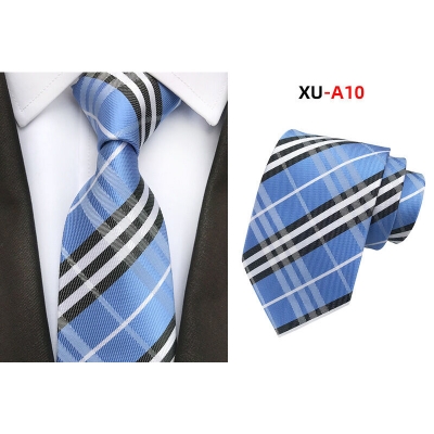 Picture of Burb*rry Check Pattern Neck Tie For Men (1 PS) With Box (XU-A10,Int: One size)