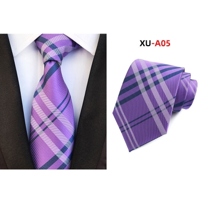 Picture of Burb*rry Check Pattern Neck Tie For Men (1 PS) With Box (XU-A05,Int: One size)