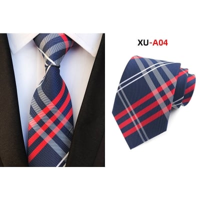 Picture of Burb*rry Check Pattern Neck Tie For Men (1 PS) With Box (XU-A04,Int: One size)