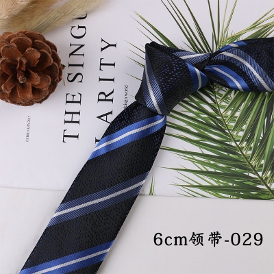 Picture of High Grade Casual Slim Neck Tie For Men 6cm (1Ps) With Box (Design-029,Int: One size)