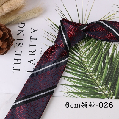 Picture of High Grade Casual Slim Neck Tie For Men 6cm (1Ps) With Box (Design-026,Int: One size)