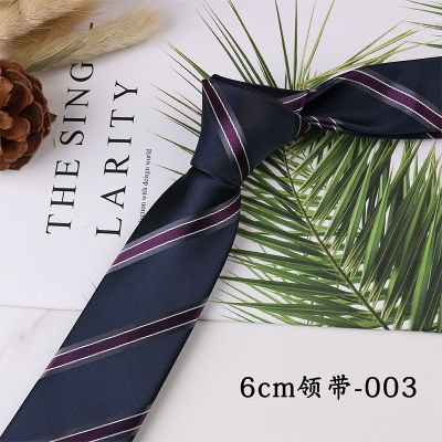 Picture of High Grade Casual Slim Neck Tie For Men 6cm (1Ps) With Box (Design-003,Int: One size)