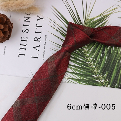 Picture of High Grade Casual Slim Neck Tie For Men 6cm (1Ps) With Box (Design-005,Int: One size)