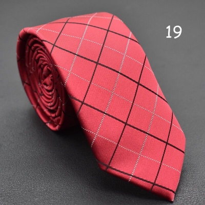 Picture of High Grade Casual Slim Neck Tie For Men 6cm (1Ps) With Box (Design-19,Int: One size)