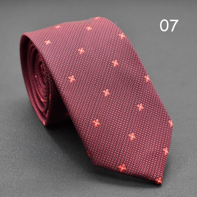 Picture of High Grade Casual Slim Neck Tie For Men 6cm (1Ps) With Box (Design--07,Int: One size)
