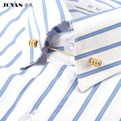 Picture of Round Head Shirt Collar Bar For Men Shirt Fashion Accessories (1ps) (Gold)