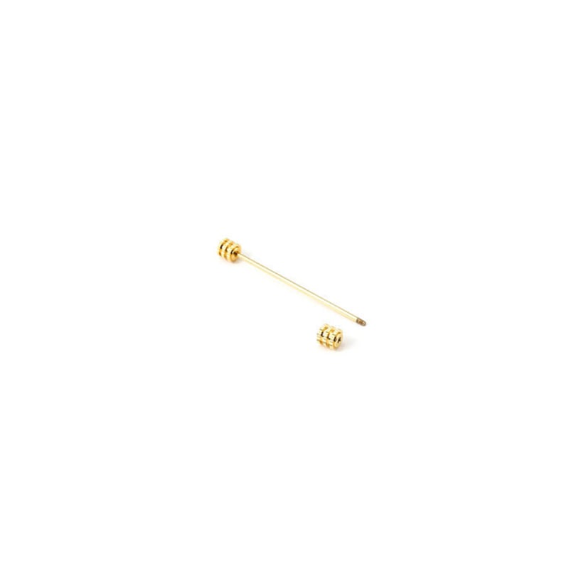 Picture of Round Head Shirt Collar Bar For Men Shirt Fashion Accessories (1ps) (Gold)