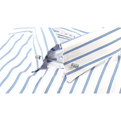 Picture of Round Head Shirt Collar Bar For Men Shirt Fashion Accessories (1ps) (Silver)