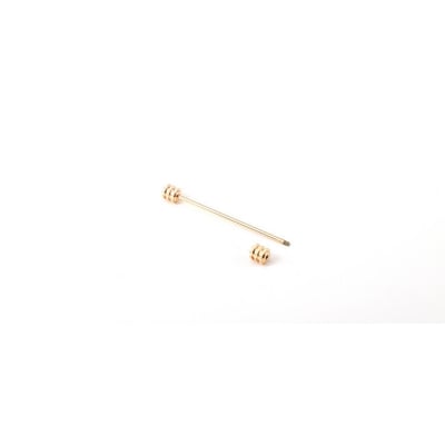 Picture of Round Head Shirt Collar Bar For Men Shirt Fashion Accessories (1ps) (Rose Gold)