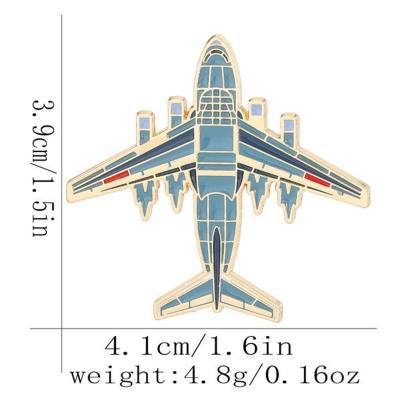 Picture of New Design Aircraft Brooch For Men Suit Lapel Accessories (1ps) (C3214-5)