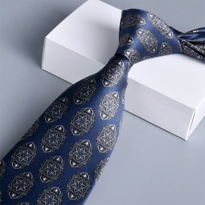 Picture of Printed Polyester Filament Casual Neck Tie for Men – 8 cm (1 Piece) (FS13,Int: One size)