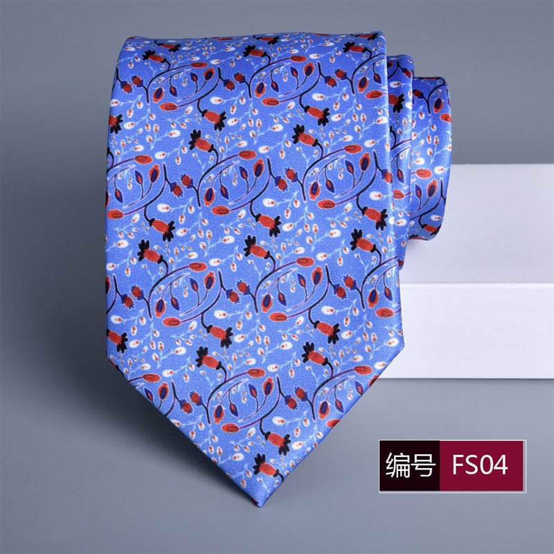 Picture of Printed Polyester Filament Casual Neck Tie for Men – 8 cm (1 Piece) (FS04,Int: One size)