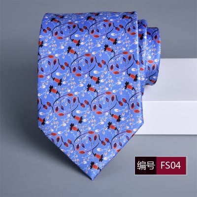 Picture of Printed Polyester Filament Casual Neck Tie for Men – 8 cm (1 Piece) (FS04,Int: One size)