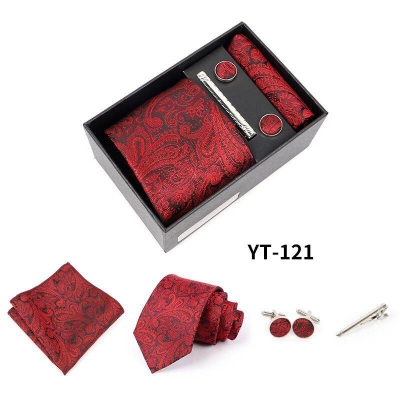 Picture of Men's Fashionable Formal & Casual Neck Tie 4 Item Set Box (1 Set) (YT-121,Int: One size)