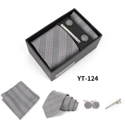 Picture of Men's Fashionable Formal & Casual Neck Tie 4 Item Set Box (1 Set) (YT-124,Int: One size)