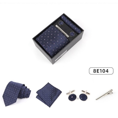 Picture of Men's Fashionable Formal & Casual Neck Tie 4 Item Set Box (1 Set) (8E104,Int: One size)