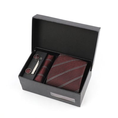 Picture of Men's Fashionable Formal & Casual Neck Tie 4 Item Set Box (1 Set) (A3H77,Int: One size)