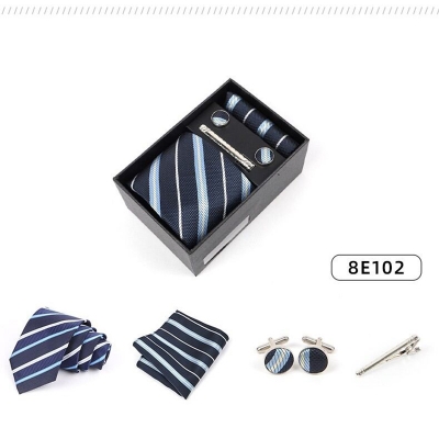 Picture of Men's Fashionable Formal & Casual Neck Tie 4 Item Set Box (1 Set) (8E102,Int: One size)